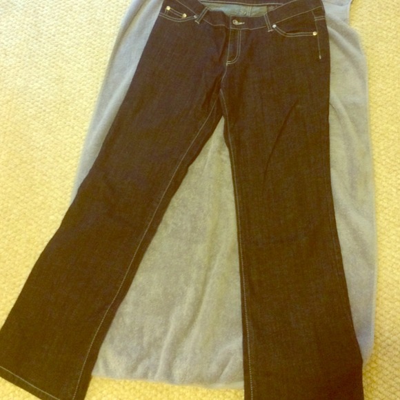 DKNY Dark Rinse Bootcut Jeans!