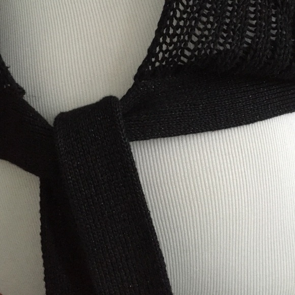 The Limited Black Loose Knit Sweater Top - Picture 4 of 4