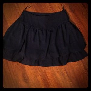 Mid waist, dark blue  skirt!