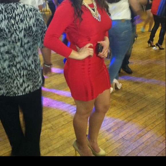 Red dress