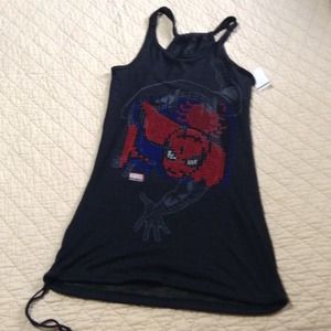 Marvel spider man sequin tank top