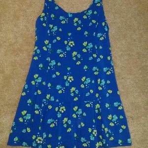 Hollister Royal Blue Flower Dress