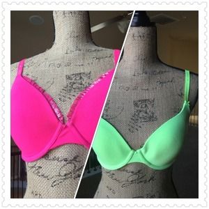 Victoria's Secret Neon green Bra 34D.