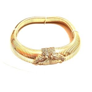 Anna Dello Russo at H and M choker necklace