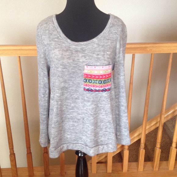 Gray sweater