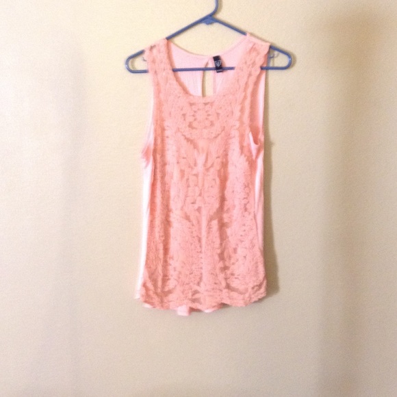 Coral tank top