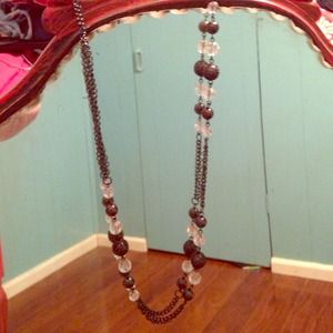 Black and clear necklace!