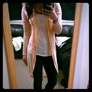 Pink cardigan