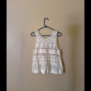 Lace tank top