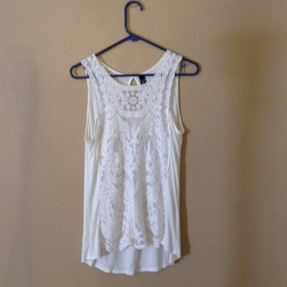 White tank top