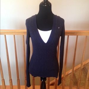 Blue American Eagle sweater