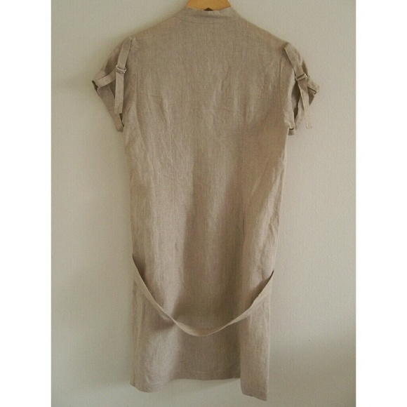 Linen Safari Dress - Picture 2 of 3