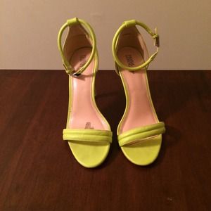 Prabal Gurung for Target Green ankle strap heels
