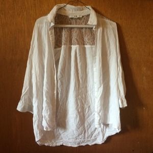 White collared shirt