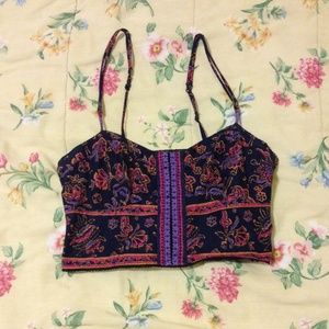 crop top with adjustable straps