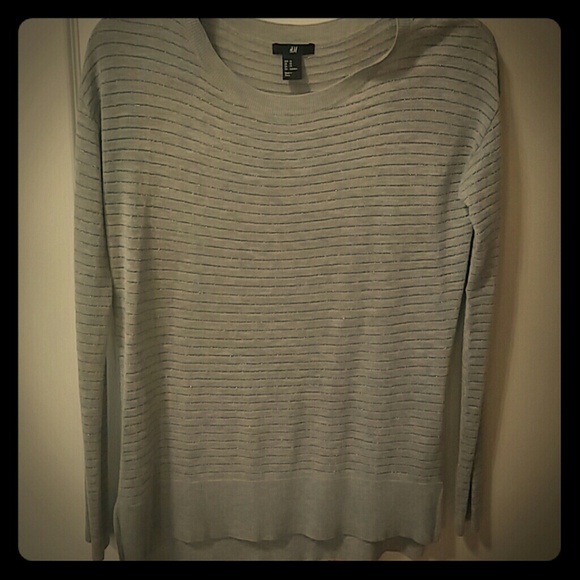 Gray Striped Long Sleeve Shirt - Picture 1 of 3
