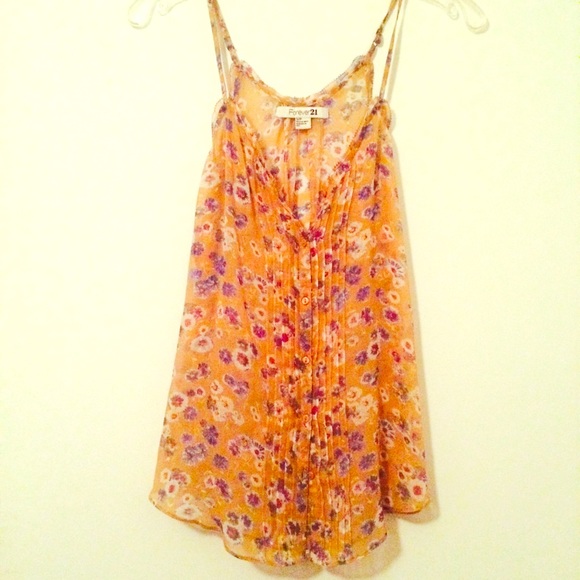 Delicate Floral Tank