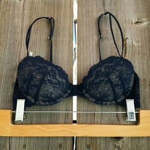 Navy Gilly Hicks Lace Bra
