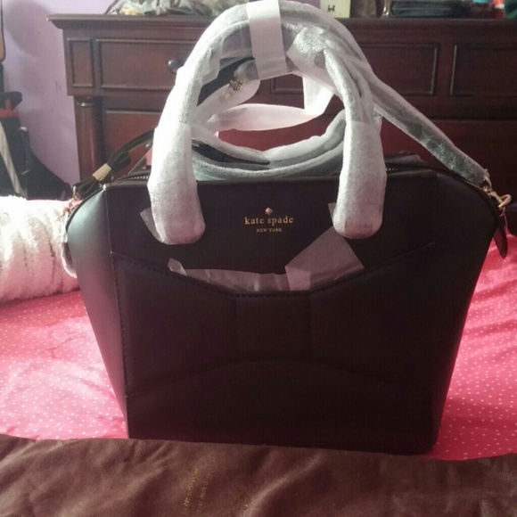 Kate spade small black beau handbag