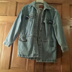 Levi Denim Jacket woman size small.