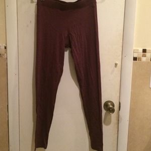 Burgundy Leggings from Pink