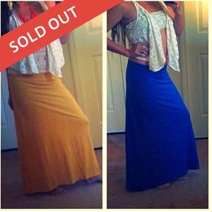 SOLD: 2 Boho Beach Maxi Skirts