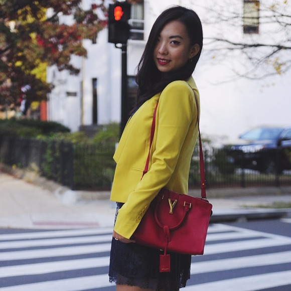 NO TRADE!!! Red Saint Laurent Classic Y Cabas Bag - Picture 4 of 4