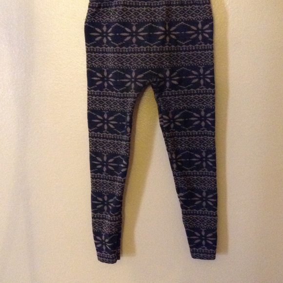 Black brown leggings