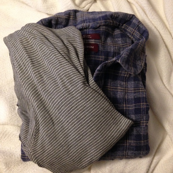 Bundle! Bm shirt and flannel
