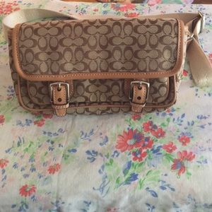 Coach Tan Small Signature C Fanny/Waist Pack