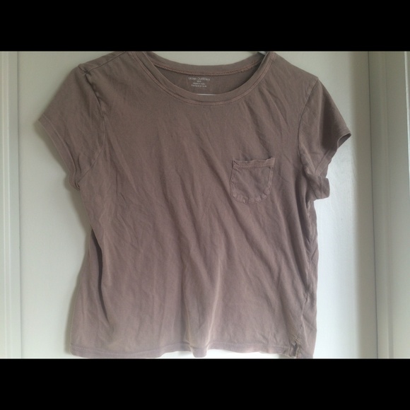 Brown Pocketed Crop Top🌸