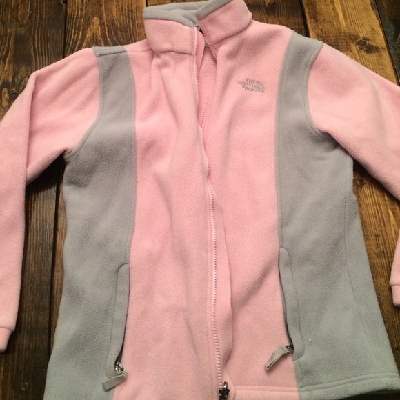 Large kids size pink northface
