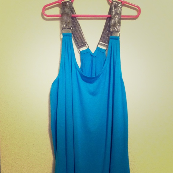 Beaded tank top