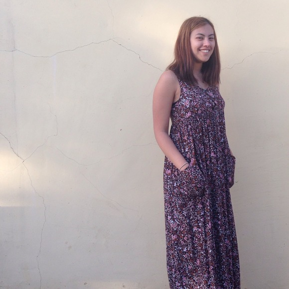 Floral maxi dress