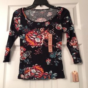 Floral crop top