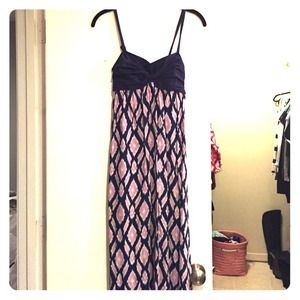 Fun Patterned Maxi Dress