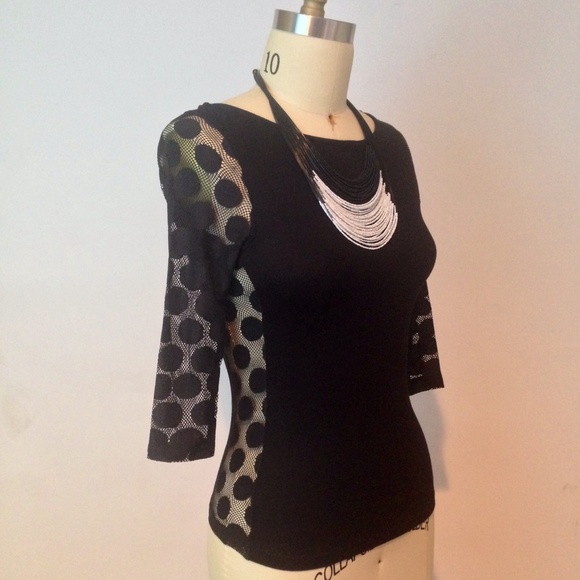 Zara Tops - 🔥SALE🔥NWT Sheer Polka-dot Top