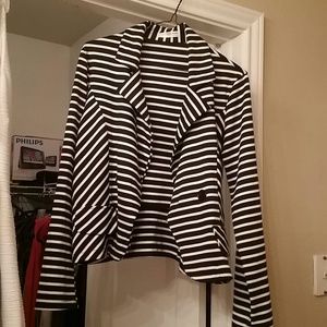 Black & White striped jacket