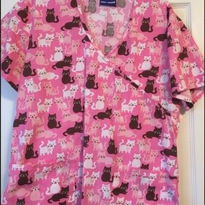 XL scrub top