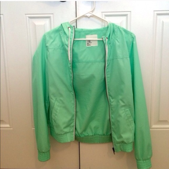 Zumiez mint rain jacket