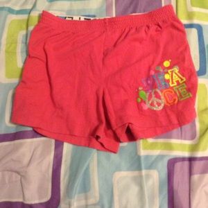Pink shorts
