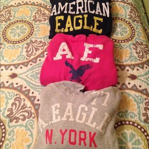 3 American Eagle Hoodies