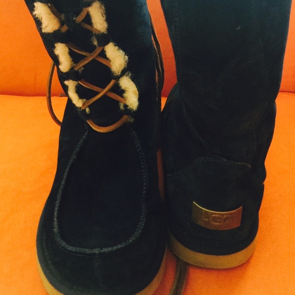 Lace up Ugg boots
