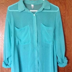 American apparel button up shirt