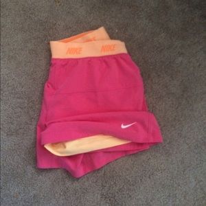 Nike shorts with built in spandex