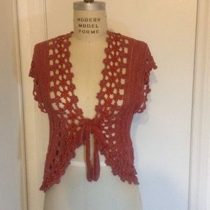 Anthropology boho vest