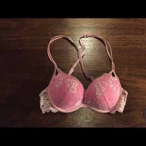 *Reserved* Victoria's Secret Pink Lace Bra - 32B