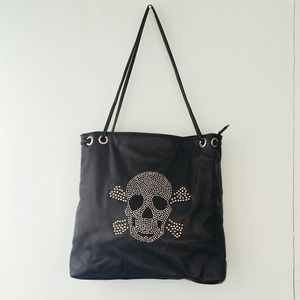Faux Leather Tote Bag