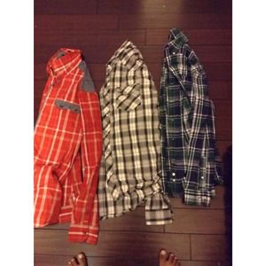 BUNDLE DEAL ON FLANNEL SHIRTS UNISEX !!!!!