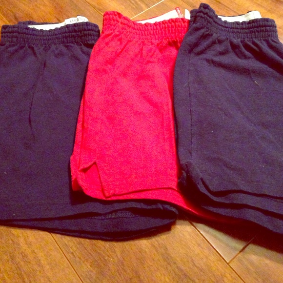 Two navy and one red Varsity shorts!